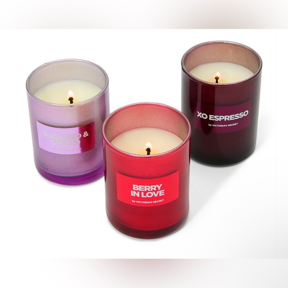 💜VICTORIA’S SECRET💜3-Piece Naughty or Nice Votive Candle Gift Set/NIB - Picture 5 of 8